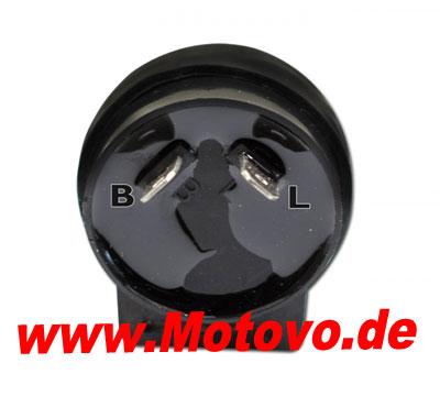 Blinkrelais elektronisch, LED 12 V, 2-polig für LED Blinker 10W
