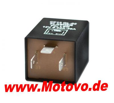 Blinkrelais für LED-Blinker, 3-pol 12V, 0,02A-20A