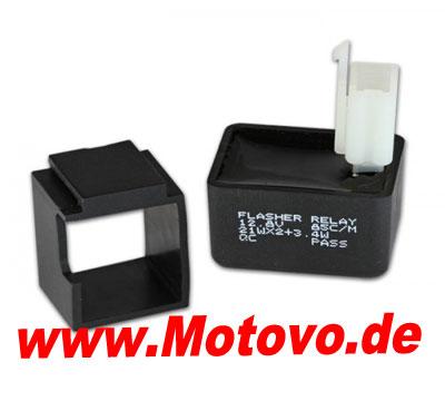 Blinkrelais elektronisch, 12 Volt 3-polig 4x21W