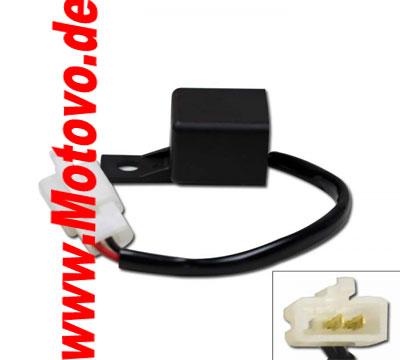 Blinkrelais elektronisch, 12 Volt 2-polig für LED Blinker Honda
