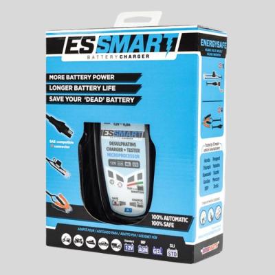 Batterieladegerät "ES SMART" BY TECMATE,  SAE,  Ladeleistung 12V / 0,8 Amp, 2-45Ah, TM-446