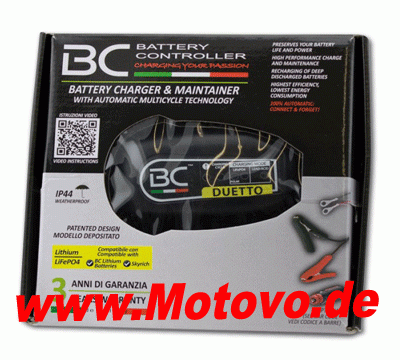 Batterieladegerät BC DUETTO, (12V), Blei/MF/LI