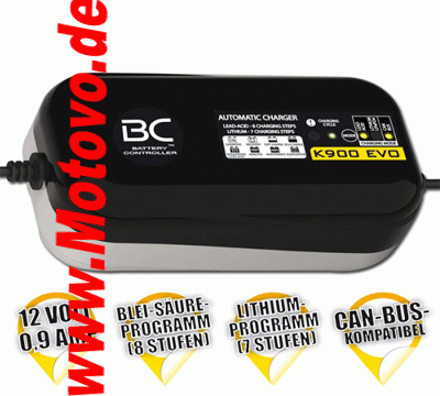 Batterieladegerät BC K900 EVO, 12V