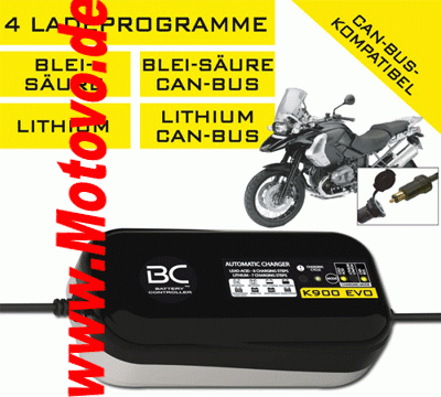 Batterieladegerät BC K900 EVO, 12V