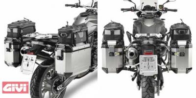 Givi Stahlrohr Seitenkofferträger für Trekker Outback PL5103CAM passend für BMW F 650 / F 800 GS (08-17) / F 700 GS (13-17)
