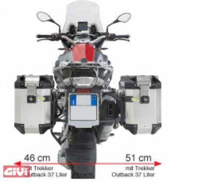 Givi Seitenkoffer-Träger PL 5108CAM für Trekker Outback z.b. BMW R 1200 G