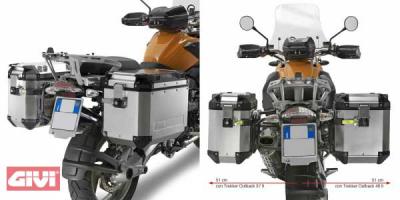 Givi Stahlrohr-Seitenkofferträger PL684CAM für BMW R 1200 GS Adventure (06-13) / R 1200 GS (04-12)