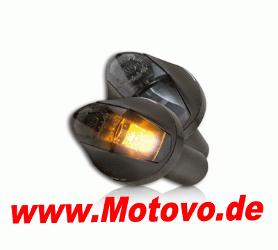1 ALU-Lenkerendenblinker "KNIGHT", E-geprüft