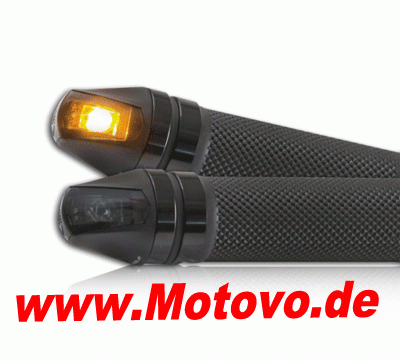 1 ALU-Lenkerendenblinker "KNIGHT", E-geprüft