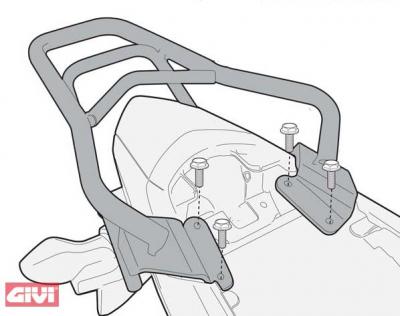 Givi Monolock Topcase-Träger SR1119 für Honda CB/CBR 500