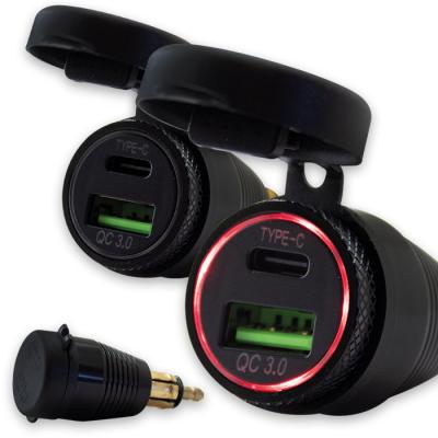 Doppel-USB 3.0-Adapter für BMW, Ducati, Triumph
