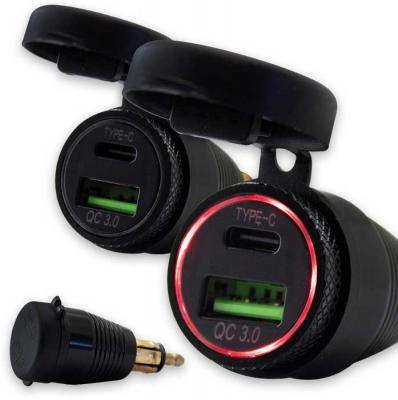 Doppel-USB 3.0-Adapter für BMW, Ducati, Triumph