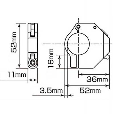 USB-C-Steckdose "Slim", 1-fach, 12V DC