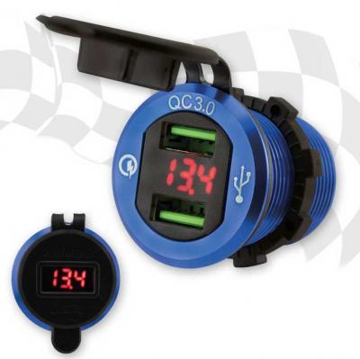 Bordsteckdose "3.0" in blau