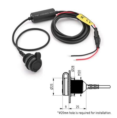 USB-C-Steckdose Eingang DC12V, Ausgang 5V/3A, 9V/2A oder 12V/1.5A