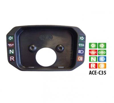 ACE-C35  - Kontrolleuchtencover, schwarz