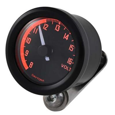 Voltmeter "Velona" in schwarz, analog
