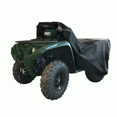 Quad / ATV-Abdeckplane, schwarz, Größe M, Maße: L 215 x B 125 x H 105cm