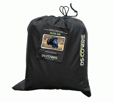 Motorrad-Abdeckplane 3W Alfa, schwarz