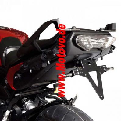 Kennzeichenhalter Yamaha MT09 Tracer, Bj. 2015-, in schwarz