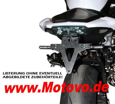 Kennzeichenhalter Kawasaki Z800/e Bj. 2013-, verstellbar