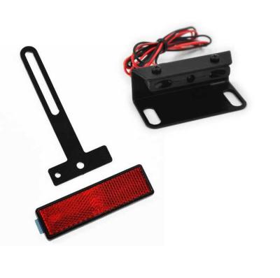 Kennzeichenhalter-Set für Husqvarna 401 Svart/Vitpilen Baujahr 18-, verstellbar, schwarz