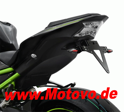 Kennzeichenhalter Kawasaki Z900 ab Baujahr 2017-