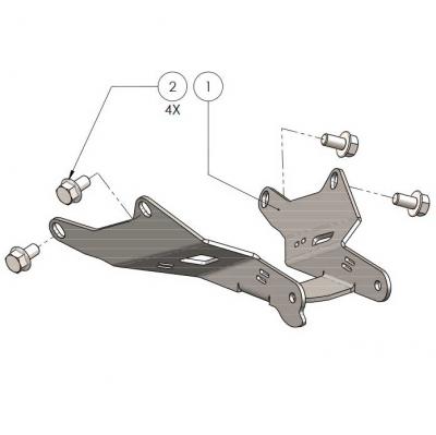 Kennzeichenhalter-Set HONDA CB650R 21-24, CB 1000 Hornet