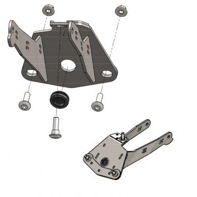 Kennzeichenhalter-Set für APRILIA RS 660 Baujahr 20-