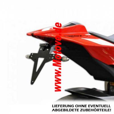 Kennzeichenhalter APRILIA RS4 125, RSV4 RF/RR 15-, Tuono V4R/F/RR 15-17, Caponord 1200 13-15, T-Stück