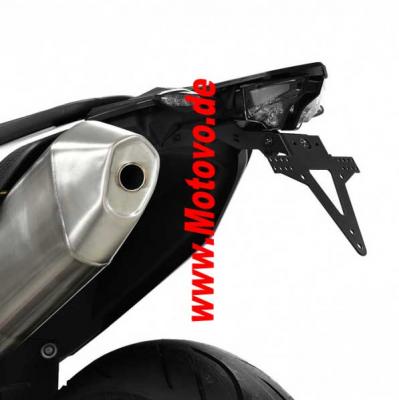 Kennzeichenhalter KTM 690 SMC BJ 2019-, verstellbar, schwarz, inkl. Reflektorhalter