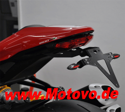 Kennzeichenhalter DUCATI Monster 1200 R Baujahr 2016-