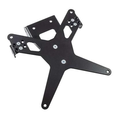 Kennzeichenhalter für KTM 125 / 390 Duke Baujahr 24-, in schwarz, X-Line- T-Stück