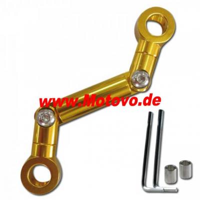 Adapter Bremsbehälter, gold eloxiert