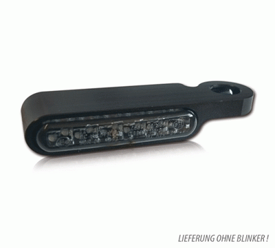 CNC Alu-Gehäuse für Blinker Streak in schwarz
