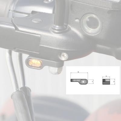 1 Paar CNC Alu-Gehäuse für Blinker "Heat"