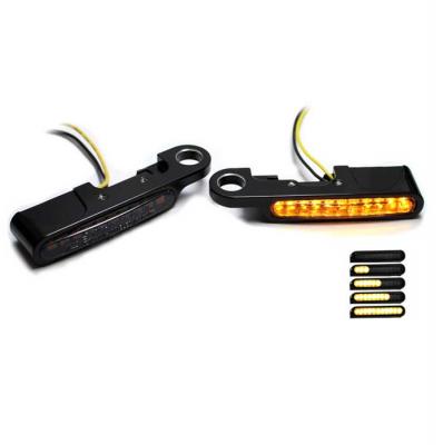 1 Paar Armaturenblinker "SEQ" für Harley Davidson Sportster 04-13