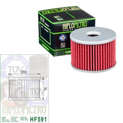 Hiflo Ölfilter HF591 OEM-Vergleichsnummer: Benelli 169124320000