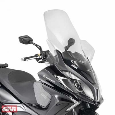 Givi Verkleidungs-Scheibe D6107STG transparent mit ABE für Kymco Downtown ABS/TCS 125i-350i (15-24)