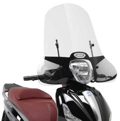 Montagekit für Givi Windschild 357AG / 5606SG für Piaggio Beverly 125ie - 300ie - 350 (10-20)