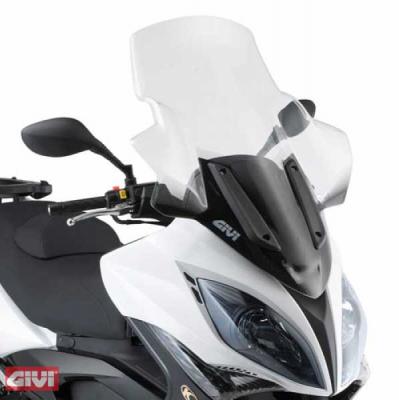 Givi Windschild D295STG transparent mit ABE für Kymco Xciting R 300i-500i (09-14)