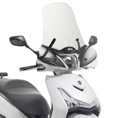 Givi Windschild 7057AG für Piaggio Medley 125-150 I-get / Medley S 125-150 I-get (20-24), Piaggio Beverly 300 HPE (20-23) / Kymco People 300S (19)