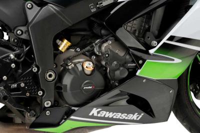 Puig Motorschutzhaube für Kawasaki ZX-6R 636 Ninja, ZX-6R Ninja in schwarz
