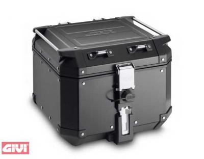 Givi ALU-TOPCASE TREKKER OUTBACK MONOKEY IN SCHWARZ, 42 Liter