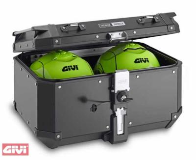 GIVI ALU-TOPCASE TREKKER OUTBACK 58 MONOKEY IN SCHWARZ