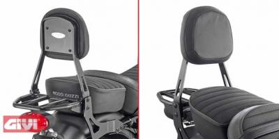 Givi Sissybar TS8206B mit Träger in schwarz für Moto Guzzi V7 Stone (21-25)