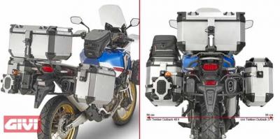 Givi Seitenkoffer-Träger Stahlrohr PL1161 CAM für Honda CRF1000L Africa Twin Adventure Sports - Bj. 2018 / CRF1000L Africa Twin - Bj. 18