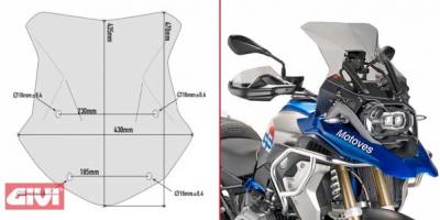 Givi Windschild 5124DG getönt für BMW R 1200 GS