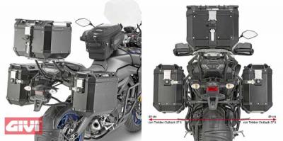 GIVI PL2139 CAM STAHLROHR-SEITENKOFFERTRÄGER FÜR TREKKER OUTBACK, YAMAHA TRACER 900 BAUJAHR 18-20