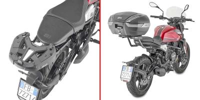 Givi TopcaseTräger 9351 FZ für Monokey oder Monolock Koffer für Moto Morini Seiemmezzo STR 650/SCR 650 Baujahr 22-25